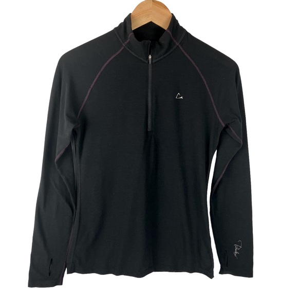 Paradox Merino Wool Blend 1/3 Zip Pullover Women's Small Winter Base Layer - Picture 1 of 6